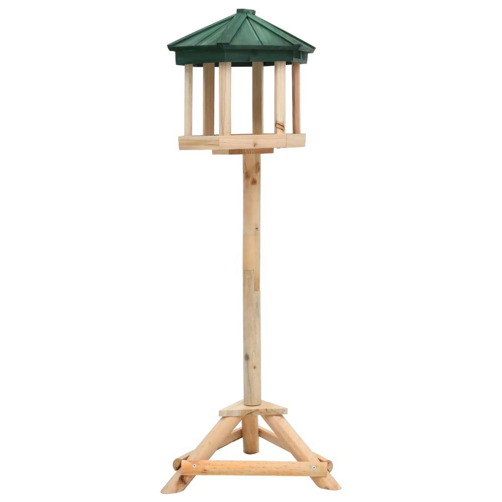 ComfortXL - Mangeoire à oiseaux sur pied en bois de sapin pour jardin et terrasse 110 cm – ComfortXL Pet Living - Image 1