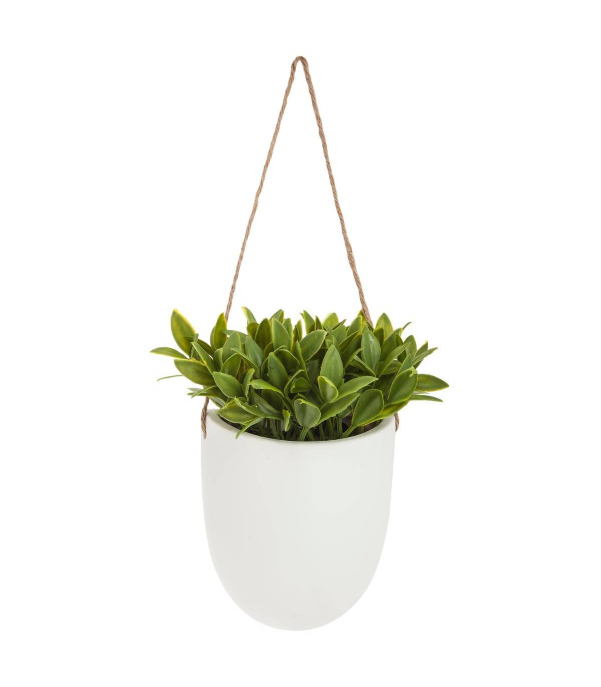 Plante artificielle murale Pot en céramique H 20 cm - Image 2