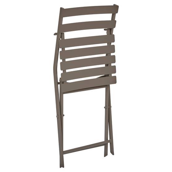 Hesperide - Chaise de jardin empilable Greensboro café Hespéride - Image 3