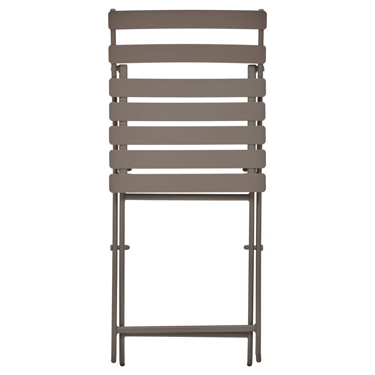 Hesperide - Chaise de jardin empilable Greensboro café Hespéride - Image 5