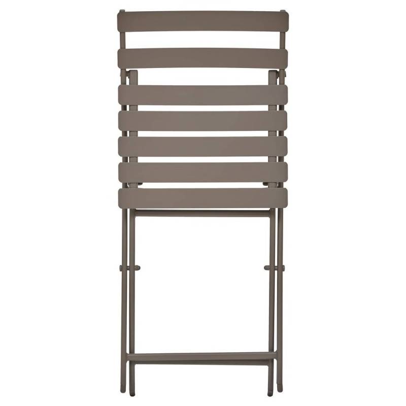 Hesperide - Chaise de jardin empilable Greensboro café Hespéride - Image 7