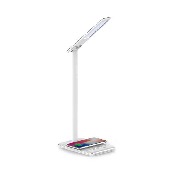 Lampe de bureau BRAYTRON LB145, blanc, 3en1, 5W, 500lm, IP20, chargeur induction - Image 1