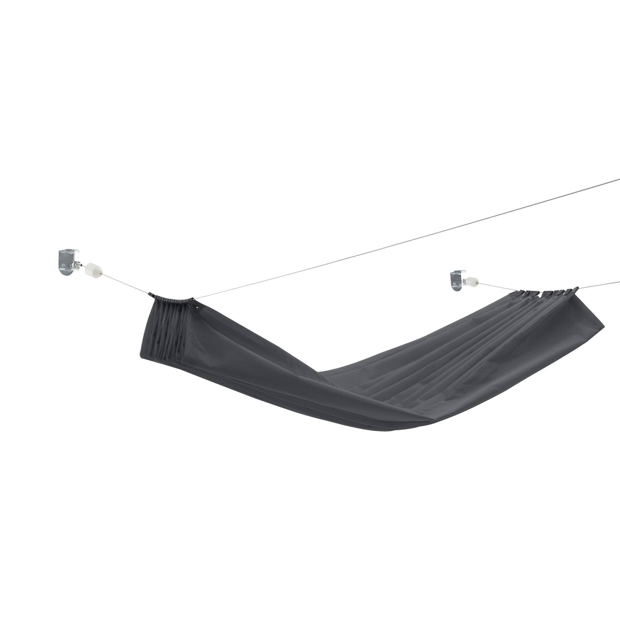 Voile d'Ombrage Rétractable Braga SPF 50 Hydrofuge 140 x 270 cm Gris Foncé [en.casa] - Image 2
