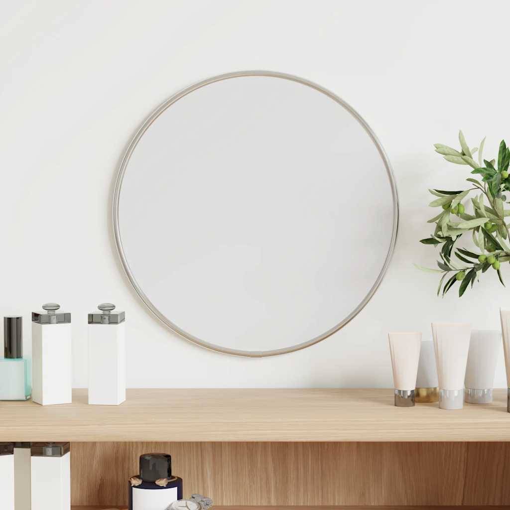 Miroir mural Argenté Ø 30 cm Rond Maison Chic - Image 2
