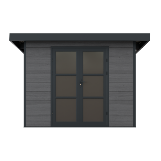 Abri de Jardin Composite ALMA - 5m2 - Gris - Cabane de jardin - Image 4