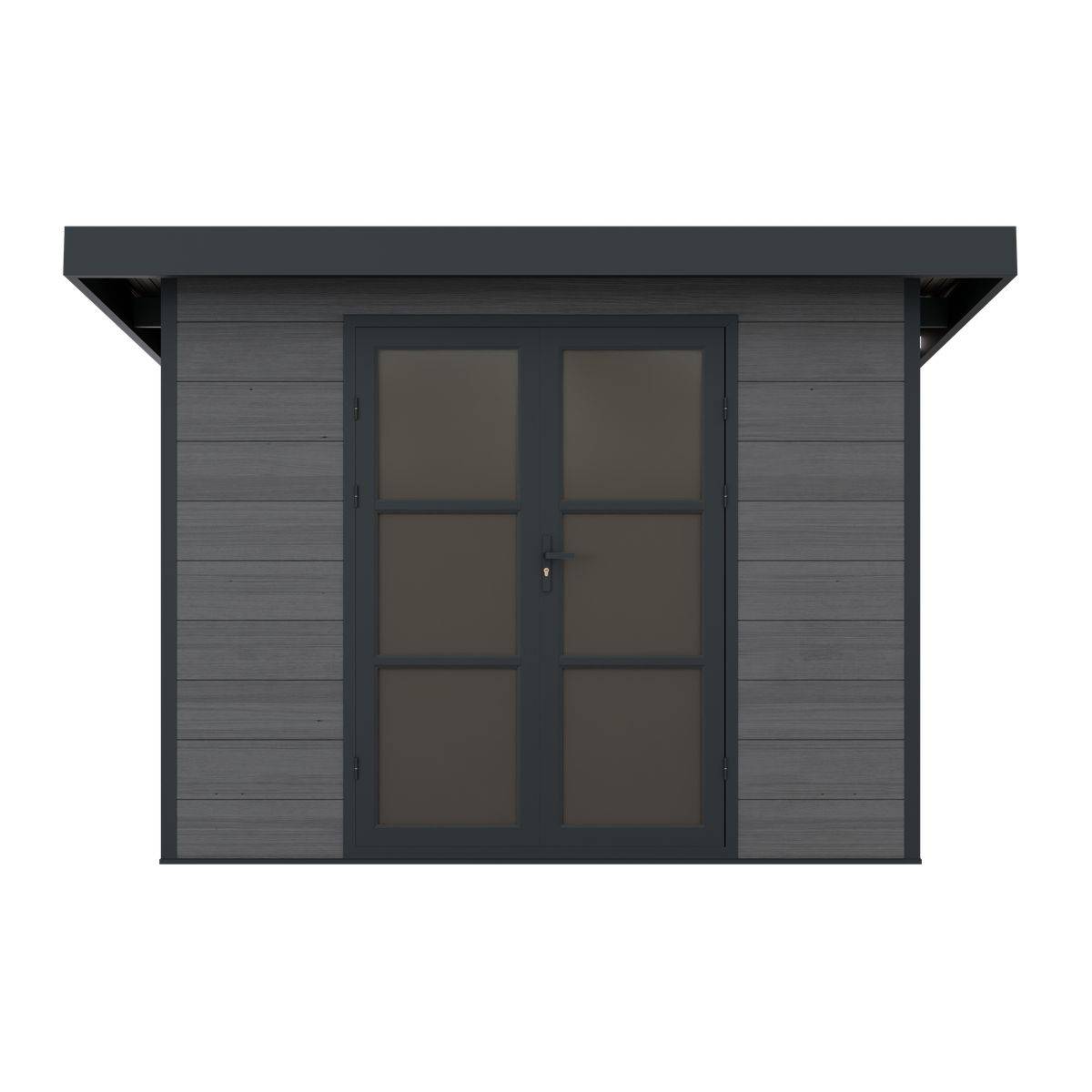 Direct Abris - Abri de Jardin Composite ALMA - 7m2 - Gris - Cabane de jardin - Image 4