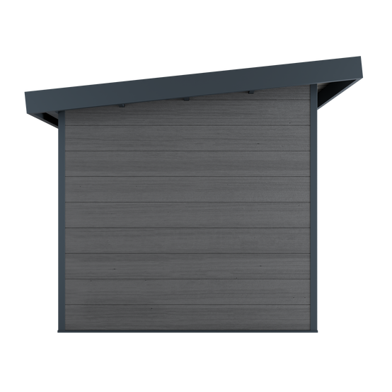 Abri de Jardin Composite ALMA - 5m2 - Gris - Cabane de jardin - Image 3
