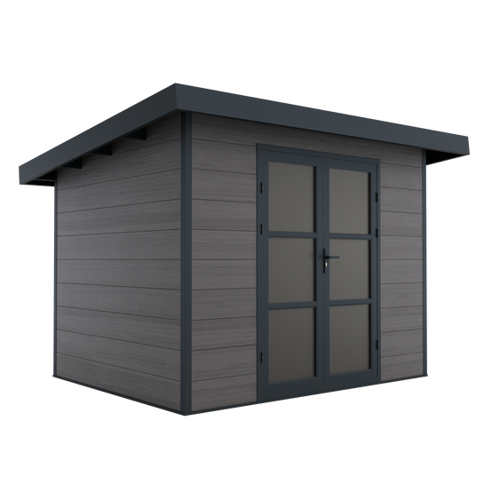 Abri de Jardin Composite ALMA - 5m2 - Gris - Cabane de jardin - Image 5