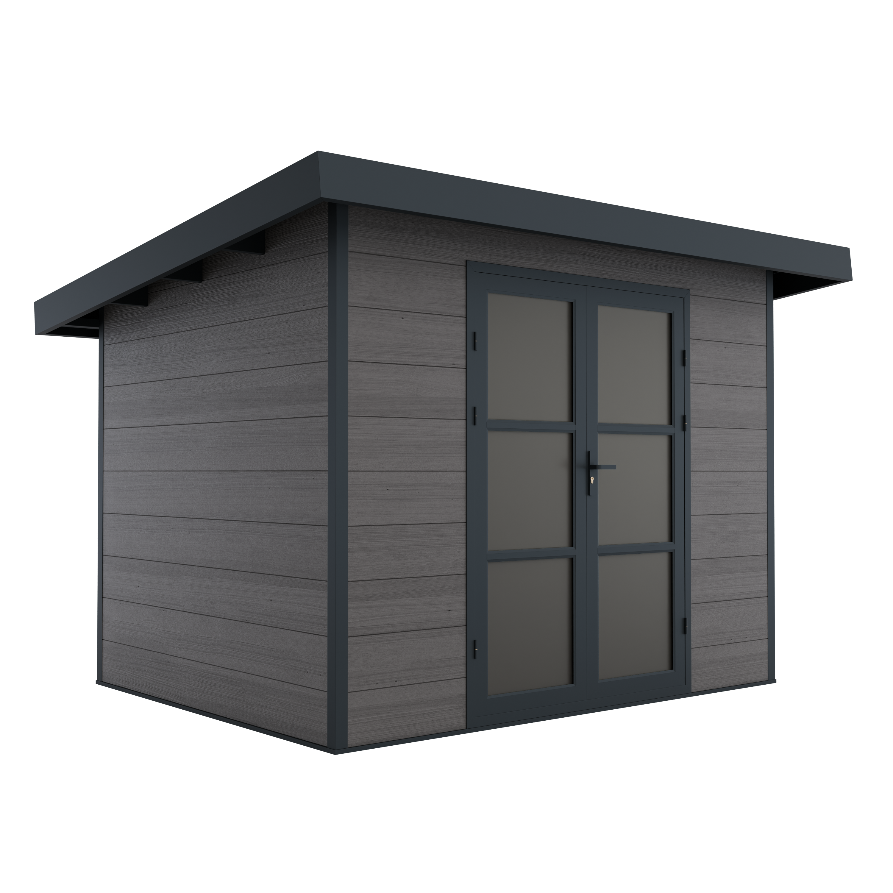 Abri de Jardin Composite ALMA - 5m2 - Gris - Cabane de jardin - Image 5
