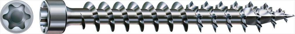 Spax - Lot de 30 vis acier tête cylindrique SPAX, Diam.6 mm x L.100 mm - Image 2
