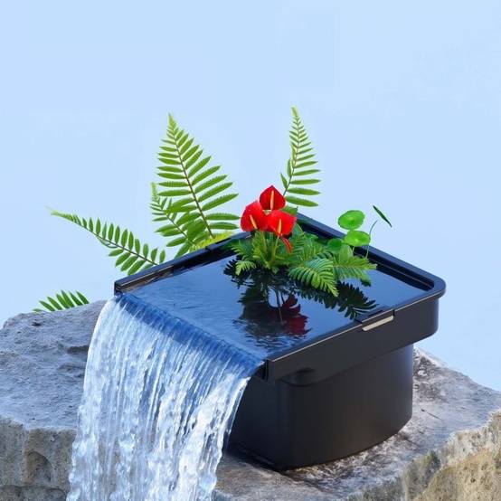Cascade - Lame D'Eau 40 cm Pour Décorer Votre Bassin De Jardin