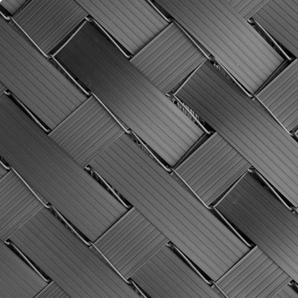 Kit brise vue occultant en PVC pour clôture à lamelles - 60 M - Unité - Gris - TERRE JARDIN - Image 3