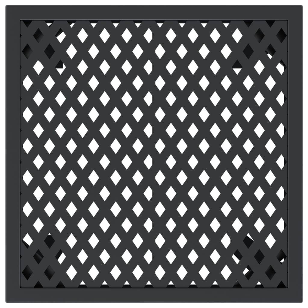 Petite Table de Bistrot Carrée 50x50cm Acier Anthracite, Plateau en Maille Idéale pour Balcon – ComfortXL Outdoor Living - Image 4