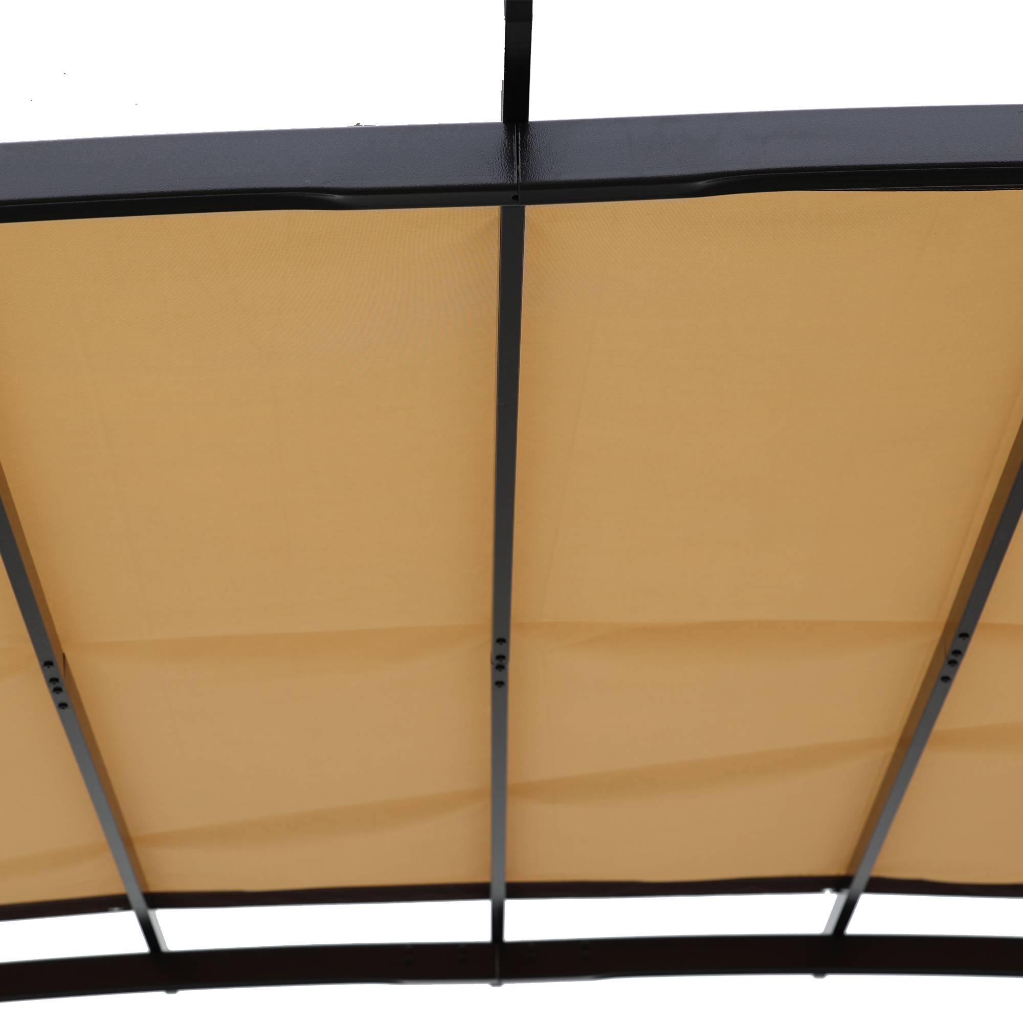 Toile de rechange pergola polyester terrasse jardin anti-UV imperméable 490x217cm beige - ComfortXL Outdoor Living - Image 6