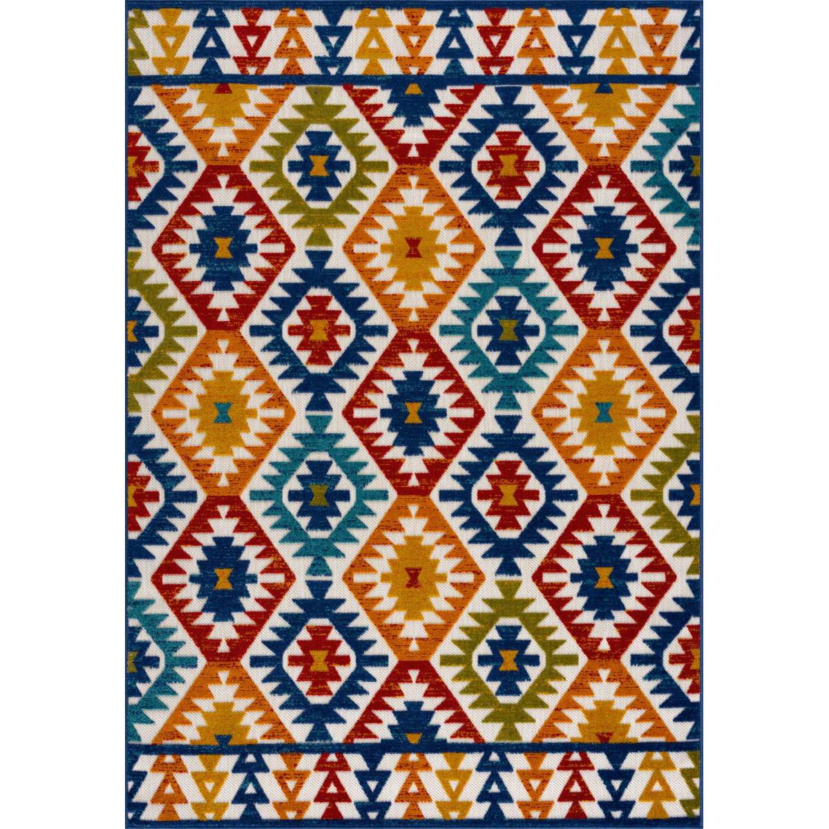 Jardindeco - Tapis intérieur extérieur en polypropylène Murcie 176 160 x 120 cm - Image 1