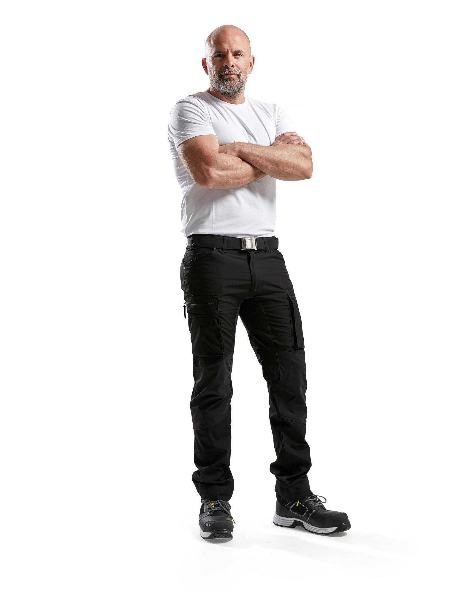 Pantalon maintenance +stretch Noir | 145918459900 - Blaklader