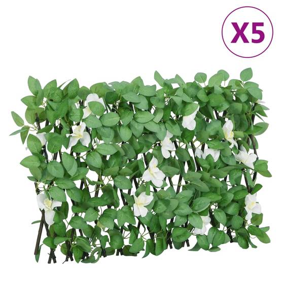 Treillis de lierre artificiel PVC bois vert 180 x 30 cm, Poids :2.18kg - PANGIVO - Image 1