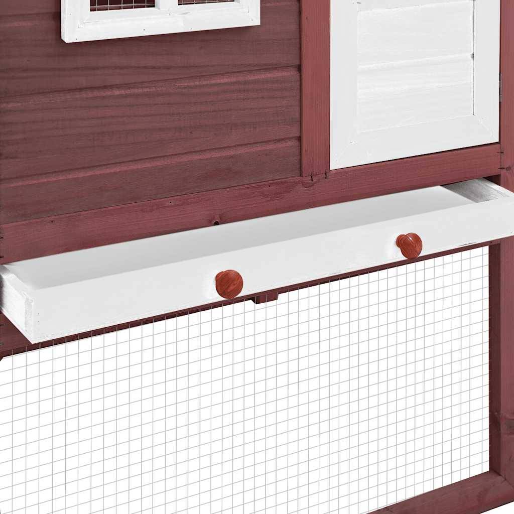 ComfortXL - Grand poulailler bois de sapin avec nichoir et parc extérieur Moka – ComfortXL Outdoor Living - Image 8