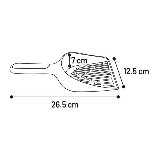 Pelle à litière XL bleu pour litière agglomérante Pour chat - Image 2