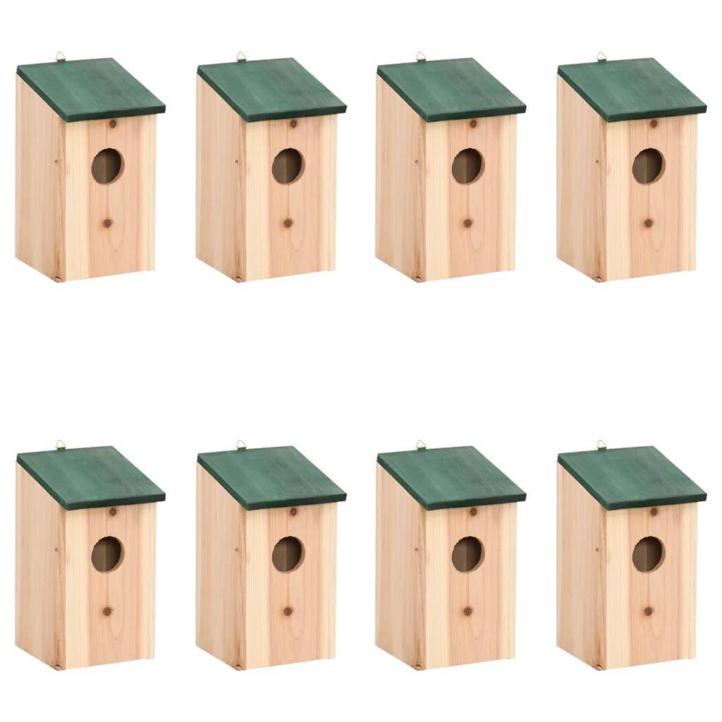 Lot de 8 Nichoir  Prolenta Vert 12 X 12 X 22 cm  - P87209V - Image 1