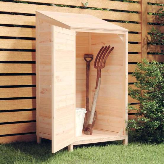 Vidaxl - Remise de jardin 55x52x112 cm Bois de sapin solide vidaXL 152178 - Image 1