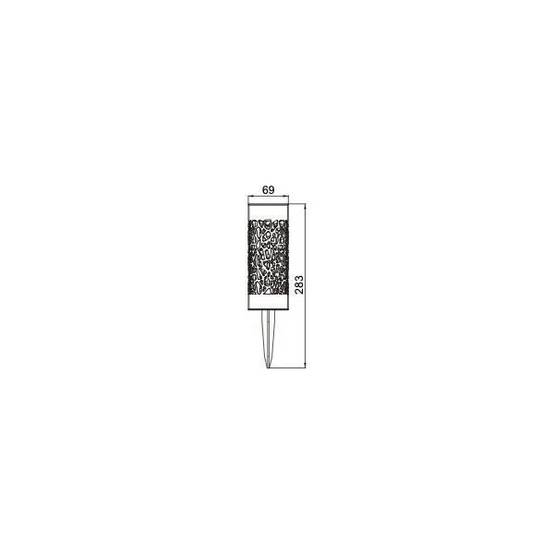 Borne solaire inox GALIX G4445 - A poser ou a planter - H28cm - Blanc chaud - Image 3