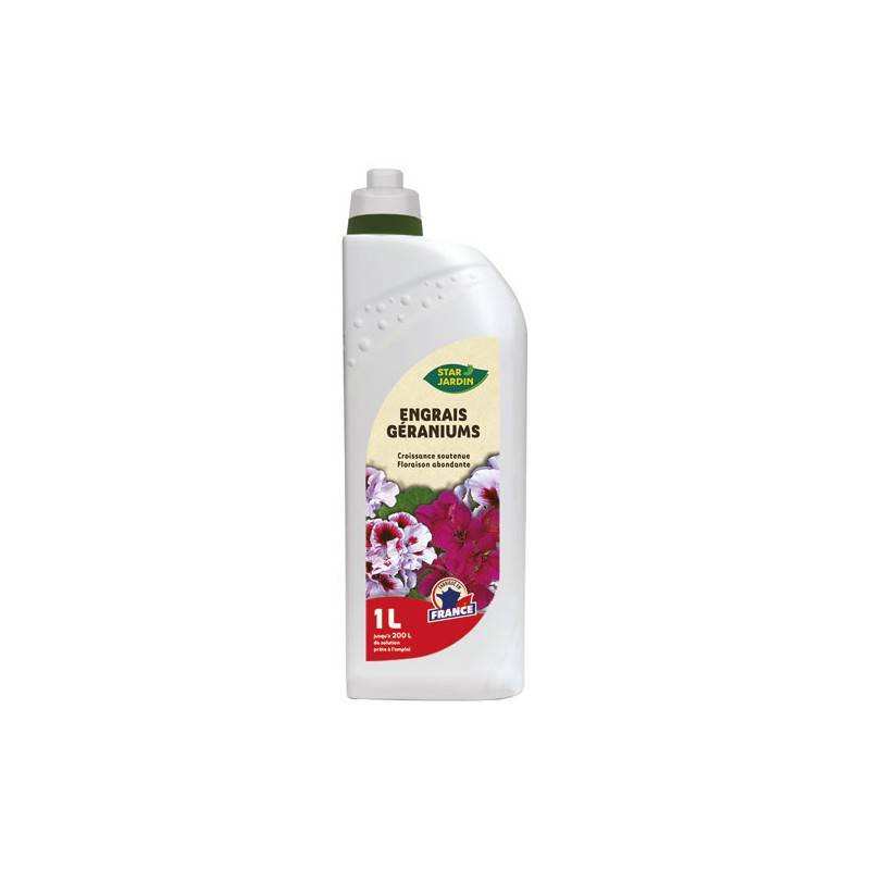 Star jardin - Engrais Geraniums 1l Npk. Star Jardin - Enlg1