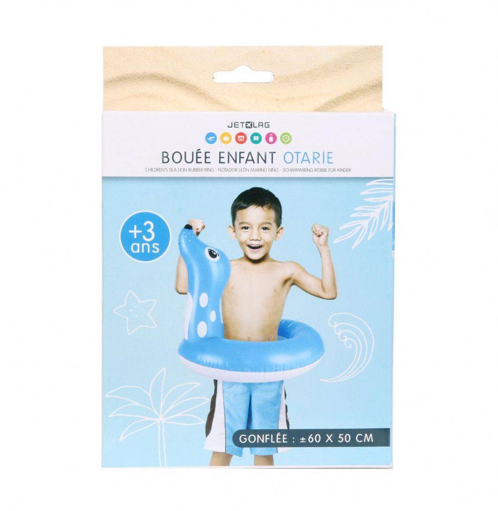 Bouée gonflable enfant otarie - 60 x 50 cm - 3+ ans -  Bleu - Image 2