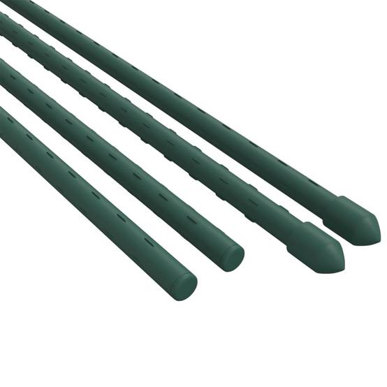 30 pcs Piquets de Fixation - Piquets de sol pour plantes de jardin vert 150 cm acier - Image 4