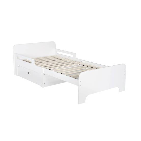 Lit enfant bois blanc – bon état - Ameublement Lit enfant bois blanc – bon état - Ameublement