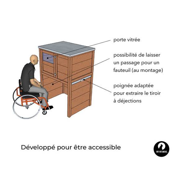 Poulailler 4 poules pratique et solide - modèle houdan confort - Cot Cot House - Image 3