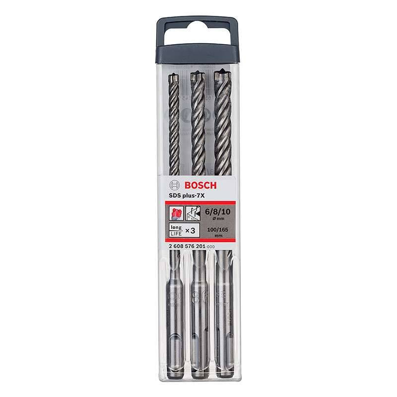 Bosch - Coffret de 3 forets Bosch Professional 2608576201 pour perforateur SDS plus-7X Bosch - Image 1