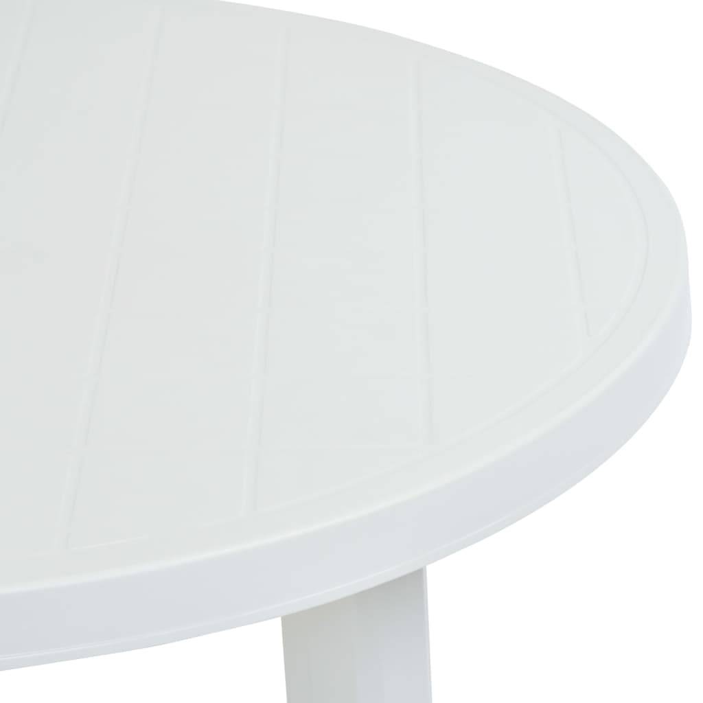 PANGIVO - Table de jardin plastique blanc Ø89 cm - PANGIVO - Image 4