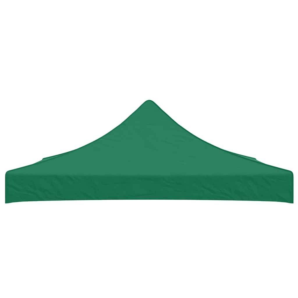 Toit de Remplacement Tonnelle Tissu Oxford Jardin Imperméable Anti-UV 3x3 m Vert - ComfortXL Outdoor Living - Image 3