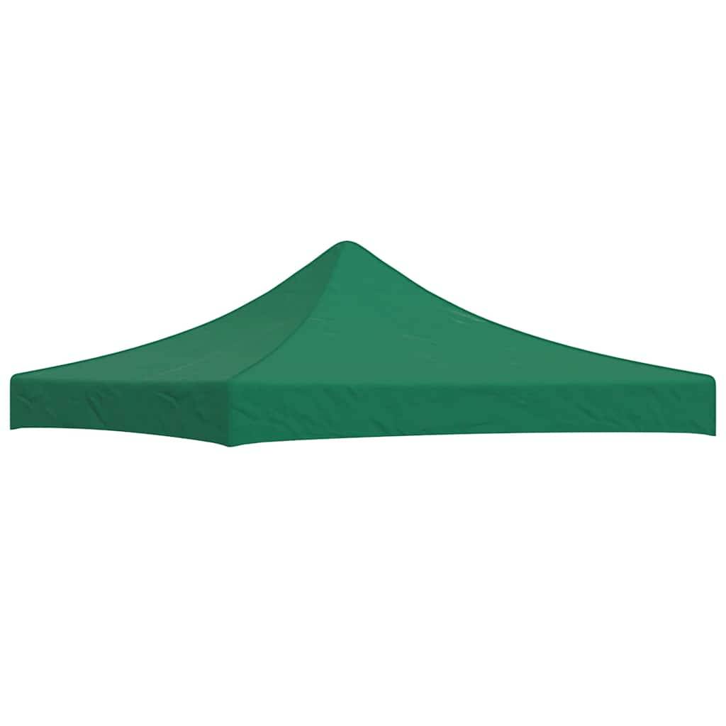 Toit de Remplacement Tonnelle Tissu Oxford Jardin Imperméable Anti-UV 3x3 m Vert - ComfortXL Outdoor Living - Image 1