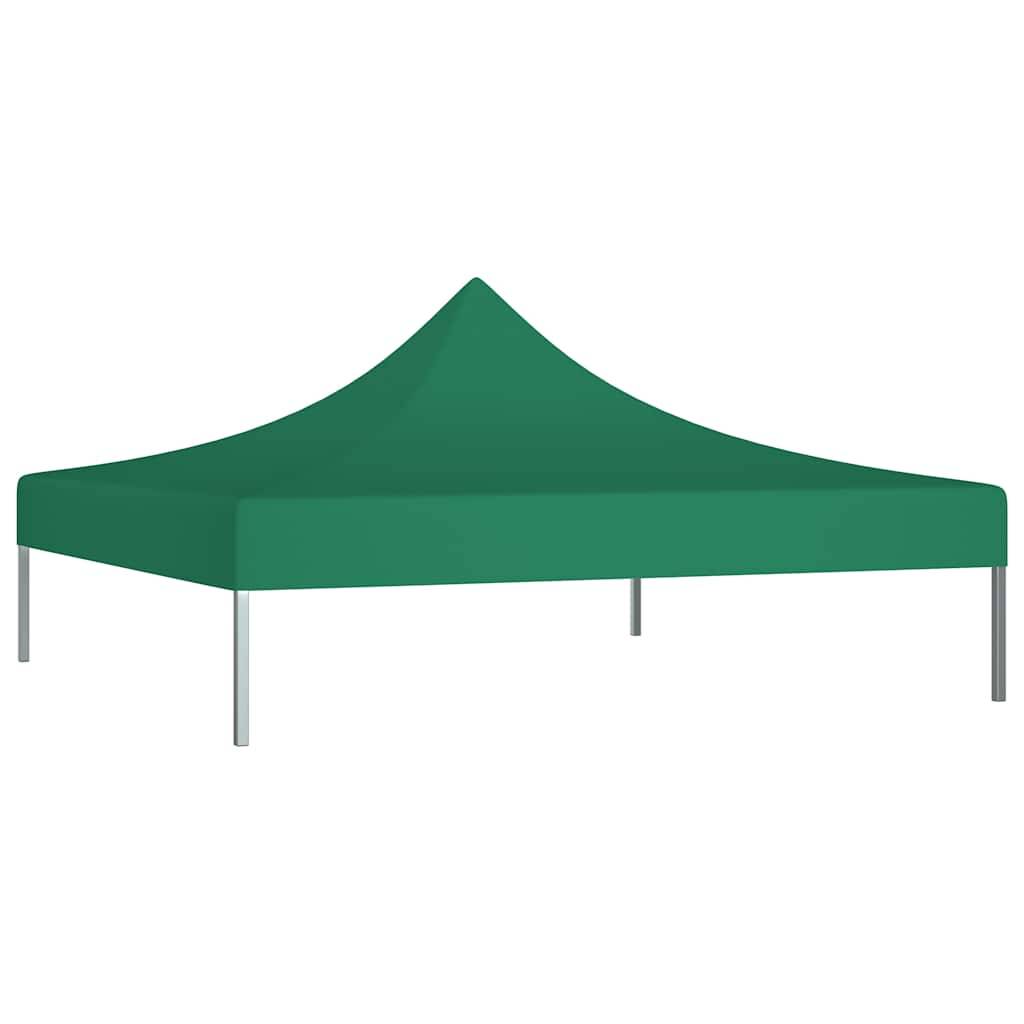 Toit de Remplacement Tonnelle Tissu Oxford Jardin Imperméable Anti-UV 3x3 m Vert - ComfortXL Outdoor Living - Image 2