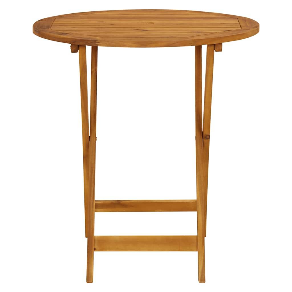Vidaxl - Ensemble de bistro 3 pcs-Salons de jardin beige polypropylène et bois massif 246535 - Image 4