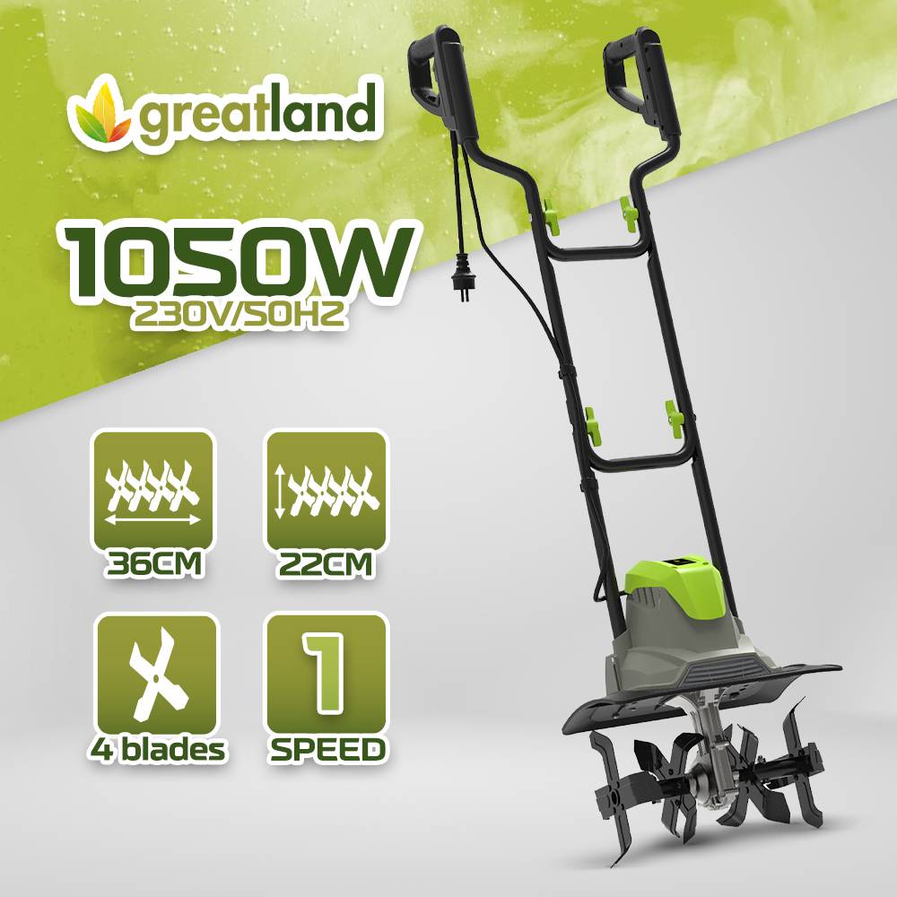 Greatland - Motobineuse électrique 1050W 36cm - 4 Fraises - Greatland - Image 2