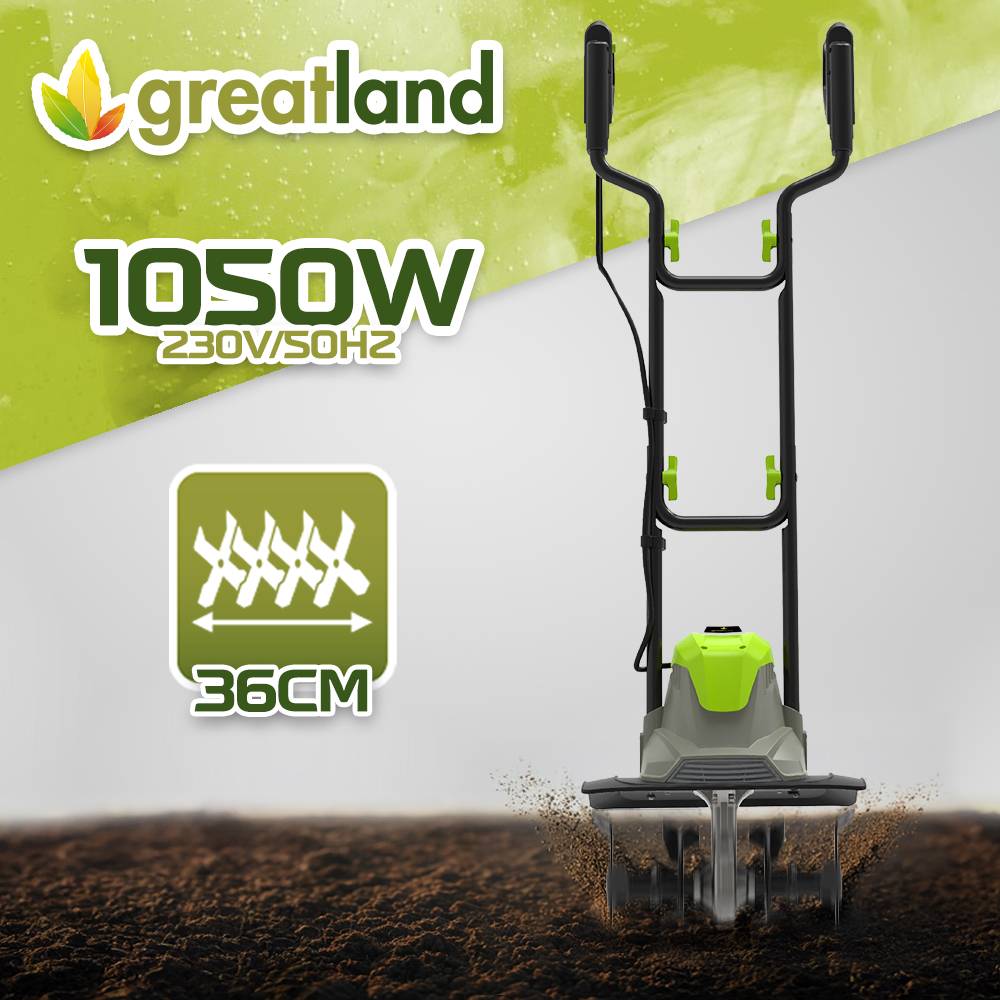 Greatland - Motobineuse électrique 1050W 36cm - 4 Fraises - Greatland - Image 3