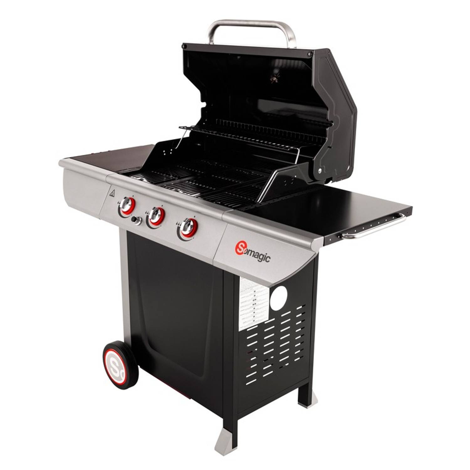 Somagic - MANHATTAN 300S Barbecue à gaz 3 brûleurs 10,5kW - SOMAGIC - Image 4