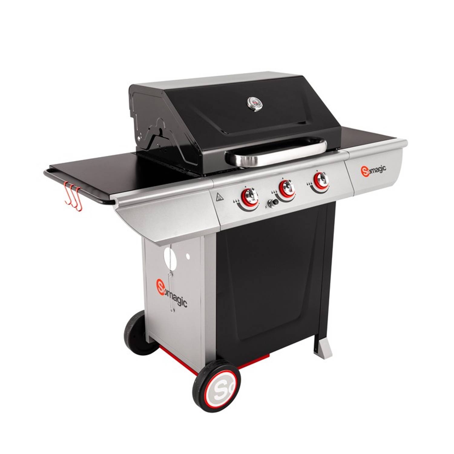 Somagic - MANHATTAN 300S Barbecue à gaz 3 brûleurs 10,5kW - SOMAGIC - Image 3