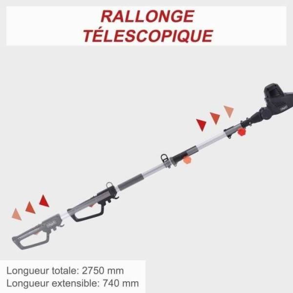 Scheppach - Taille-haie électrique télescopique - Scheppach - ETHT500 - Image 3