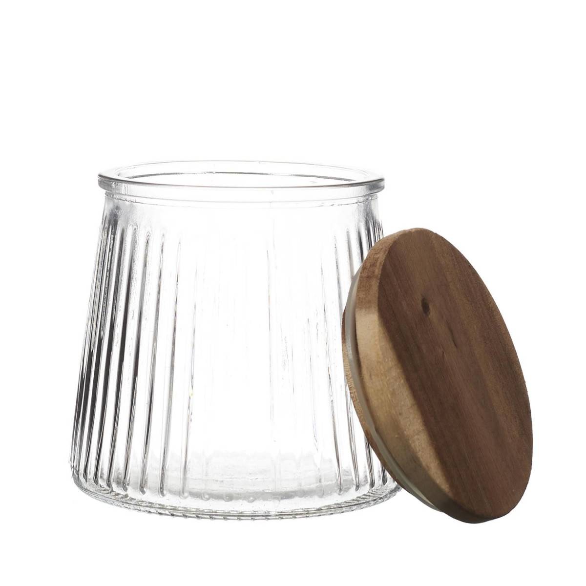 Cook Concept - Bocal en Verre Design "Acacia" 65cl Transparent - Image 2
