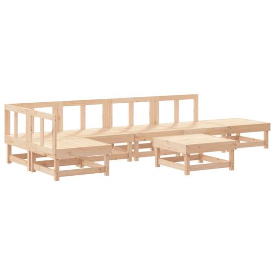 Banc bois marron 61 x 60,5 x 62 cm - p3259.8 - Image 1