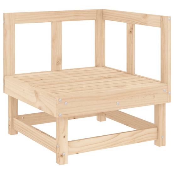 Banc bois marron 61 x 60,5 x 62 cm - p3259.8 - Image 3