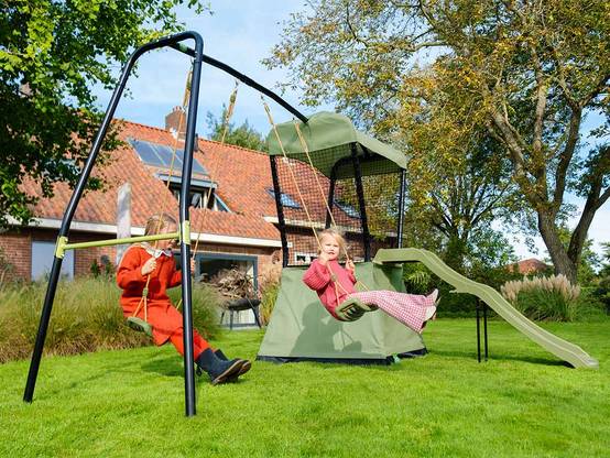 Exit Toys - Aire de jeux Ivy avec toboggan et double balançoire - Exit Toys - Image 3
