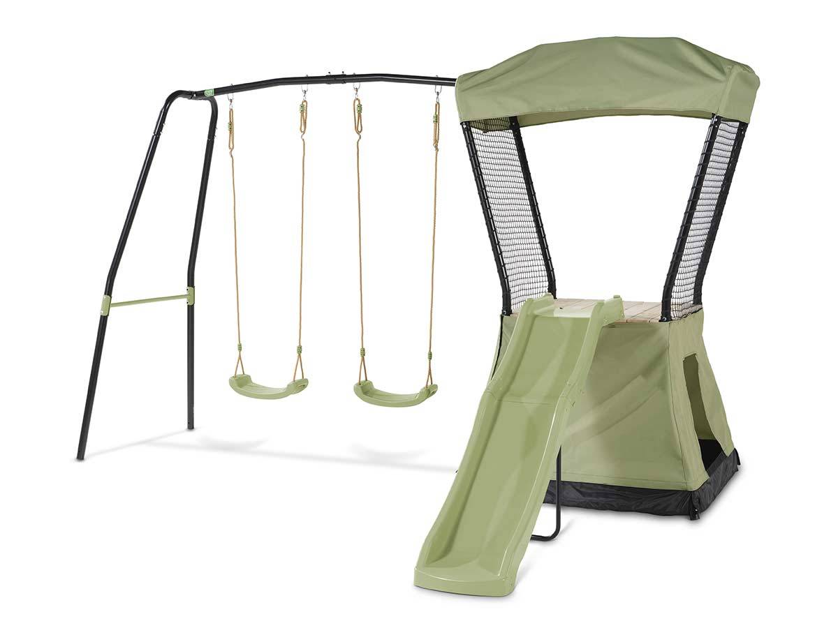 Exit Toys - Aire de jeux Ivy avec toboggan et double balançoire - Exit Toys - Image 2