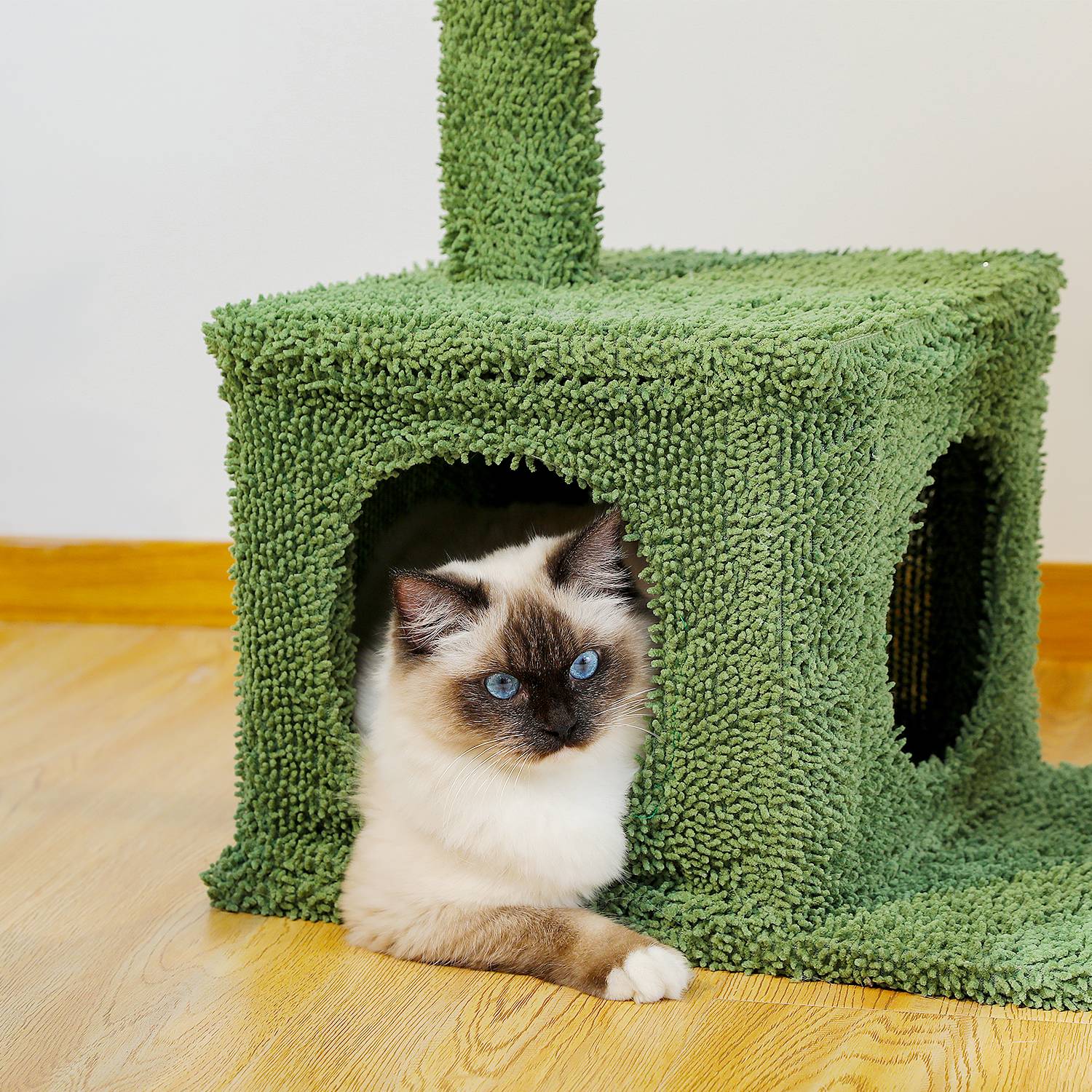 Arbre à Chat Cactus Design 4-en-1 Vert 102 cm PAWZ Road - Image 5