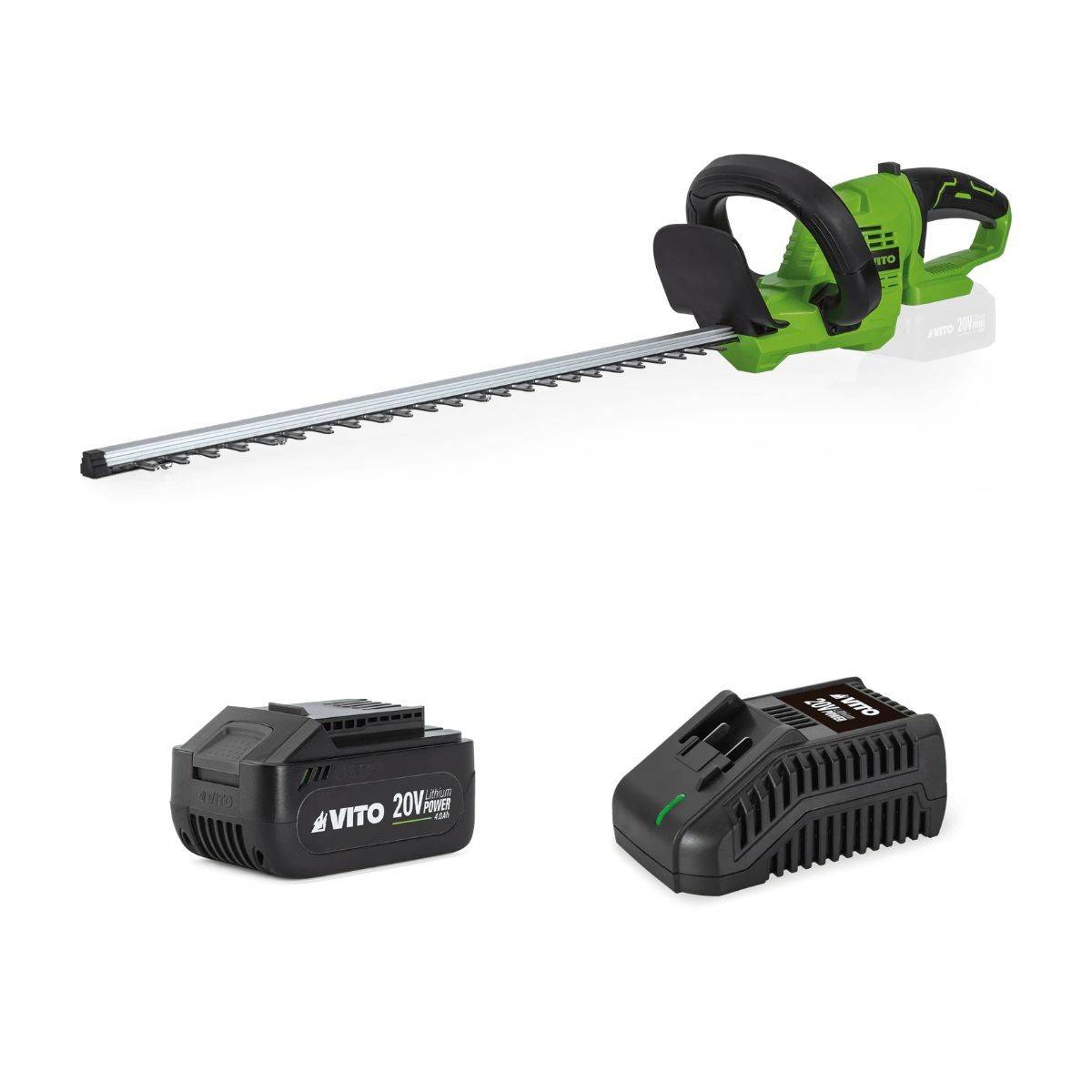 Vito - Taille Haies 20V Lame 51Cm + Batterie lithium 4.0Ah + Chargeur Rapide VITO - Image 1