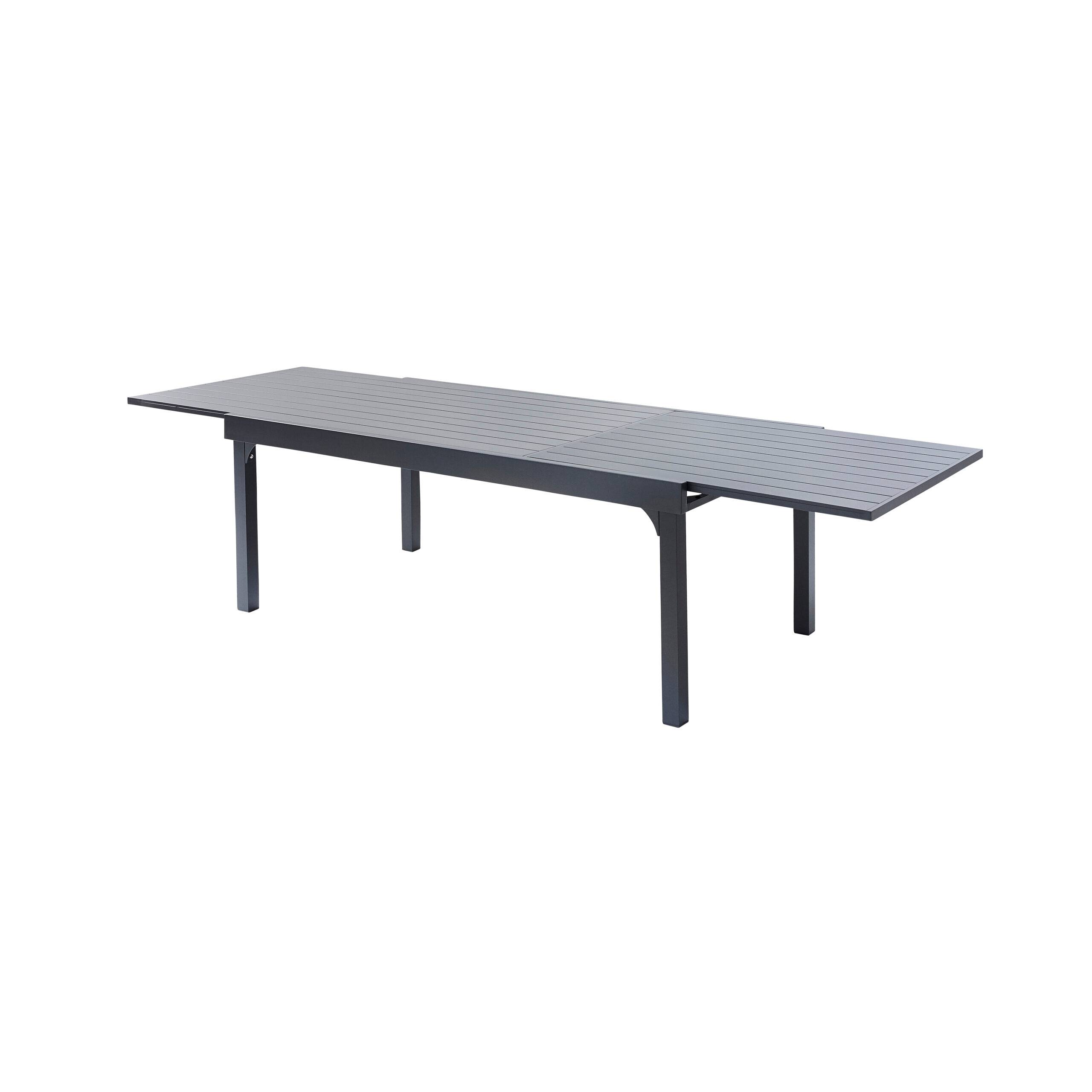 Wilsa Garden - Ensemble MODULO 8/12p en aluminium et 12 fauteuils en aluminium et assise textilène - Image 4